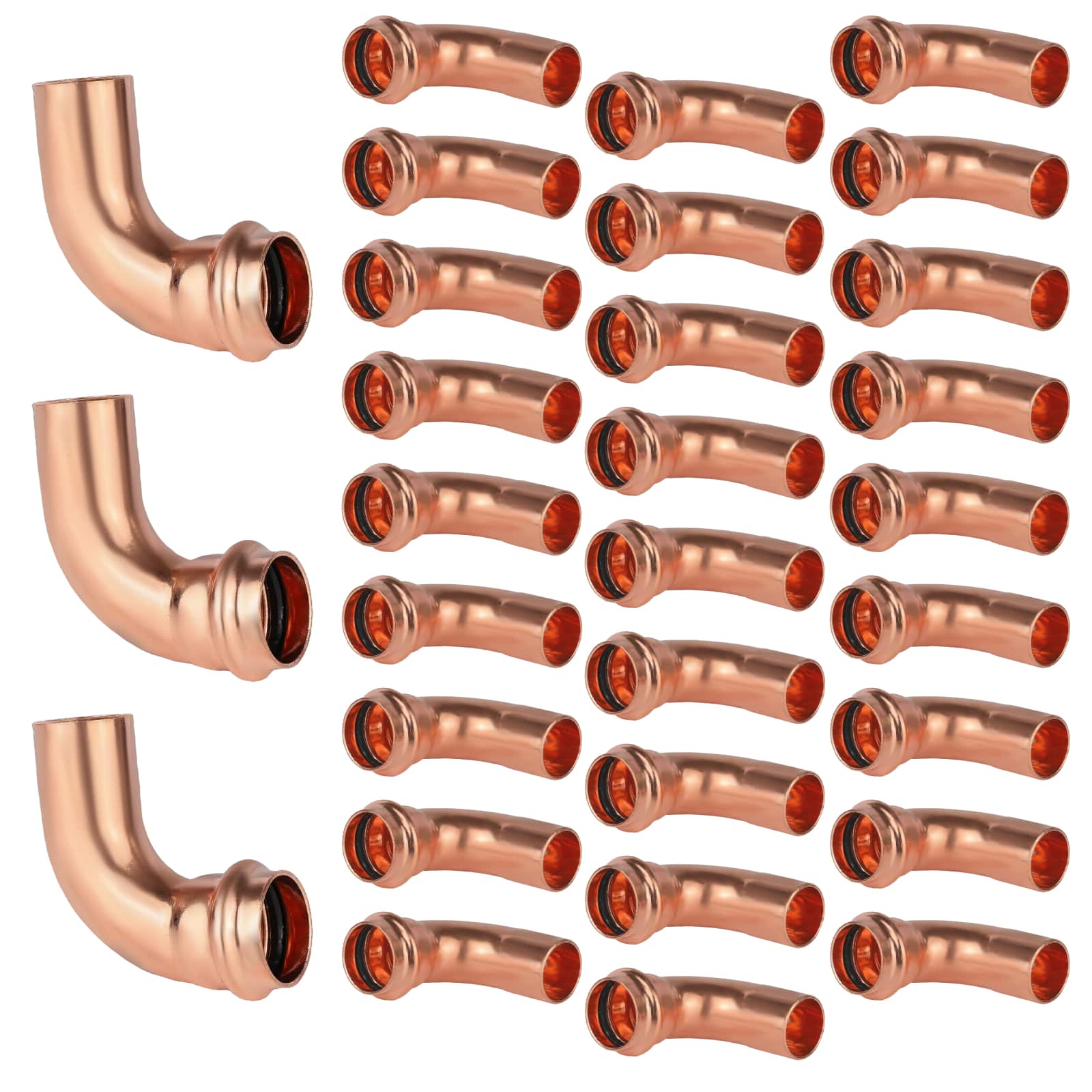 press copper street elbow lead free 11