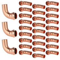 30-Pack 3/4" Press Copper Street Elbow (Lead Free)