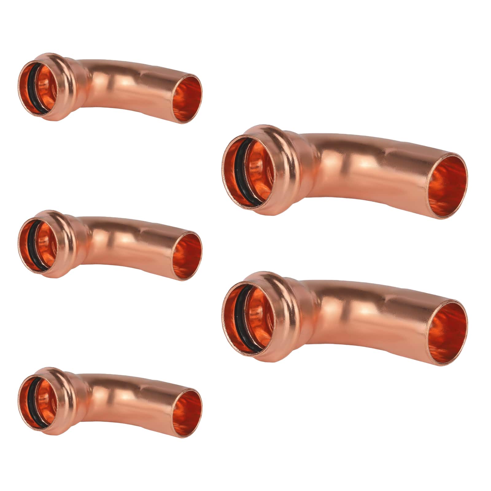 press copper street elbow lead free 8