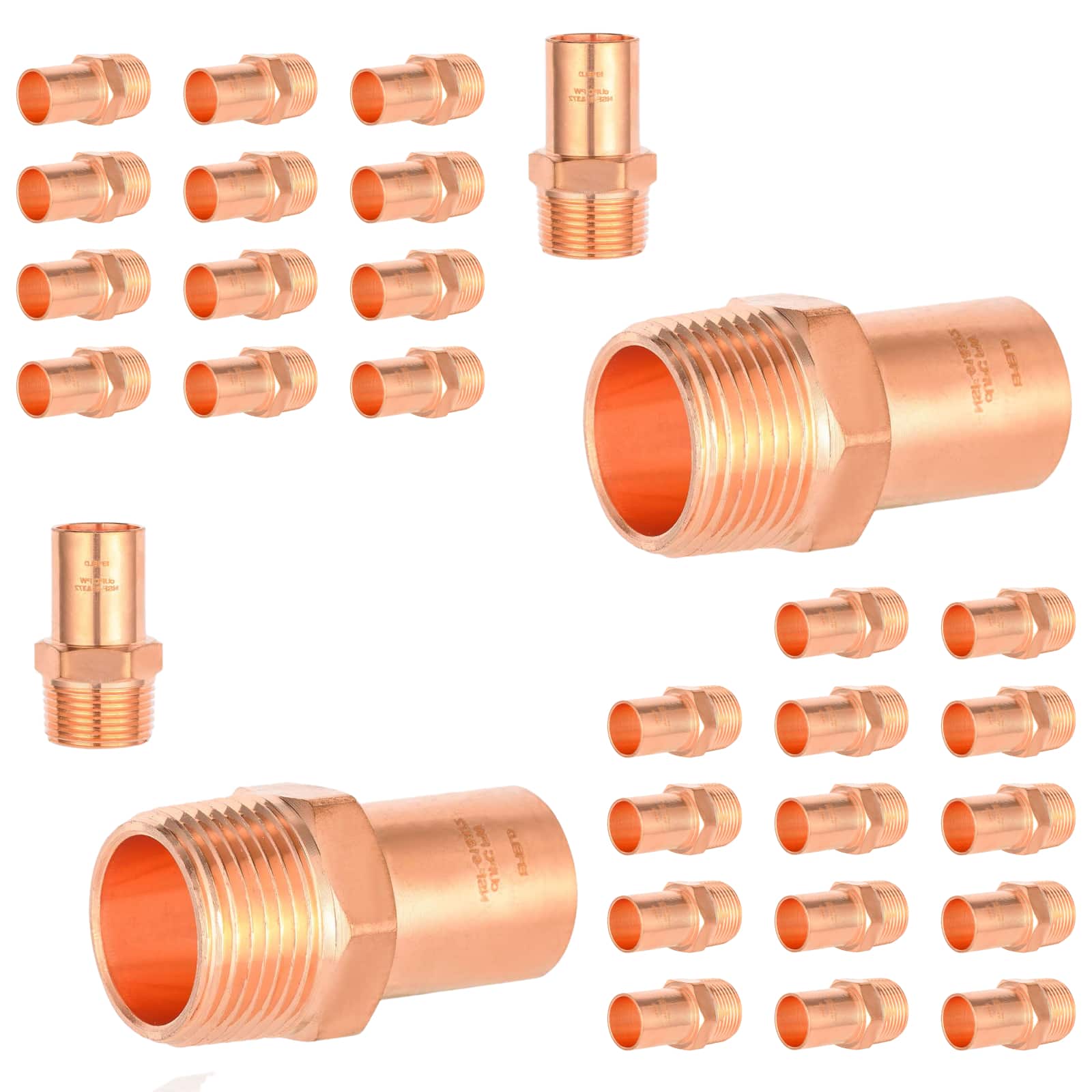 FTG Press x Female Threaded Copper Reducing Adapter (Lead Free) - Pick Size to Add