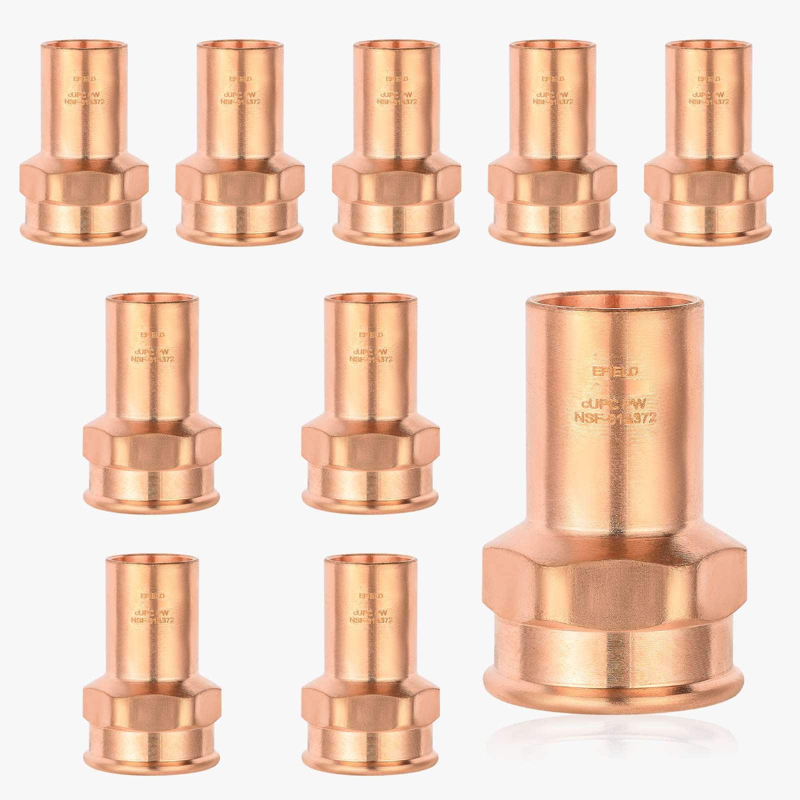 ftg press x female threaded copper adapter lead free 7