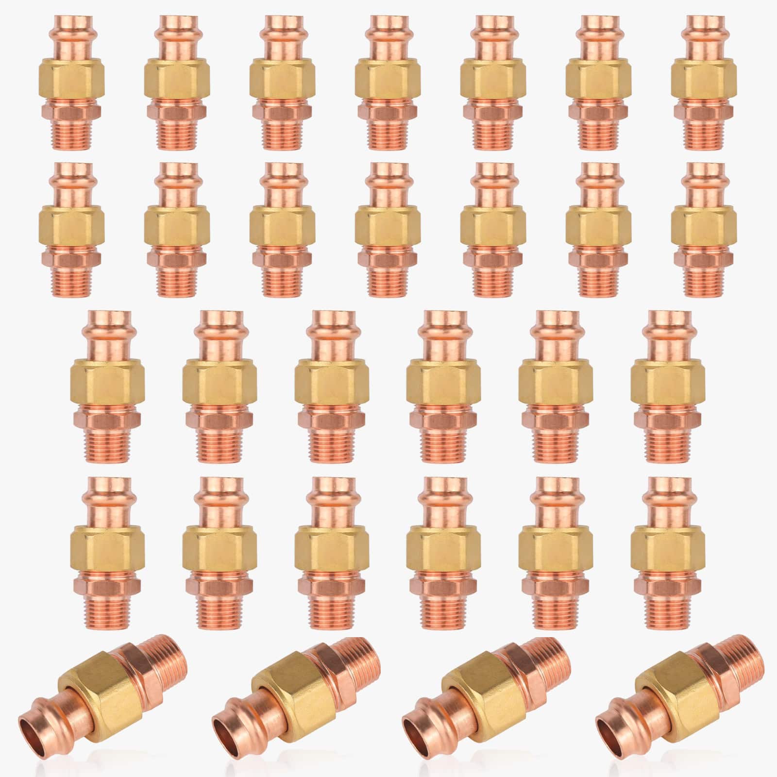 press copper union x mpt lead free 10