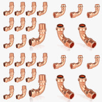 30-Pack 3/4" Copper Press Male Elbow (Lead Free)