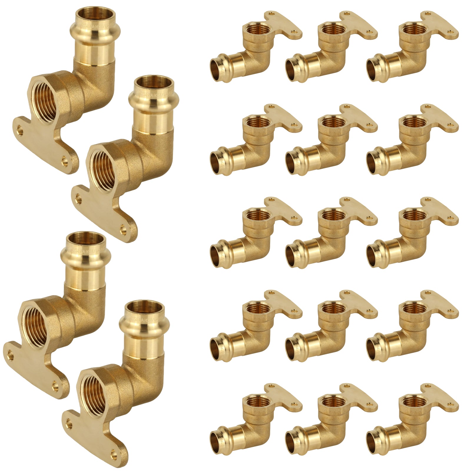 brass press x fnpt hi ear elbow lead free pick size to add 13