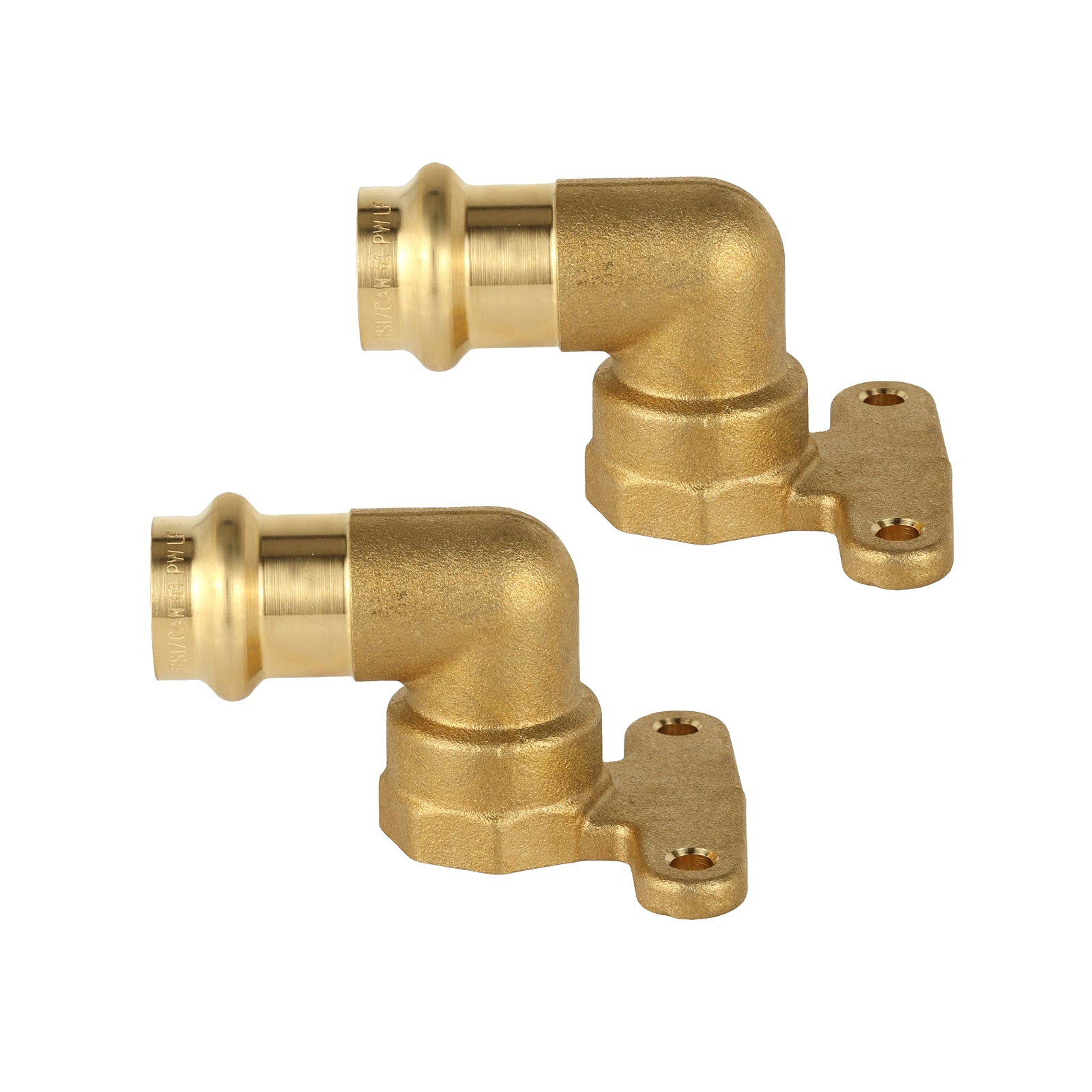 brass press x fnpt hi ear elbow lead free pick size to add 10