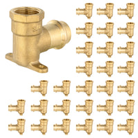 30-Pack 1/2" Copper Press x 1/2" FNPT Drop Ear Brass Elbow (Lead Free)