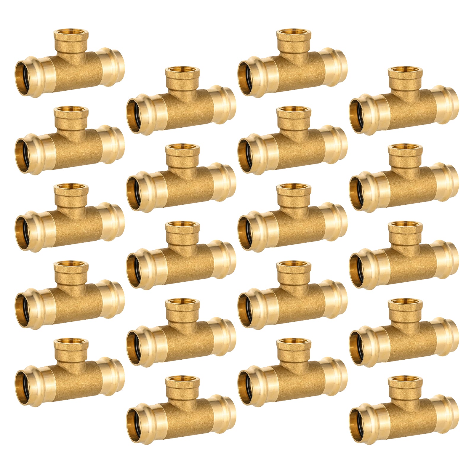 brass press x press x female thread tee lead free pick size to add 7