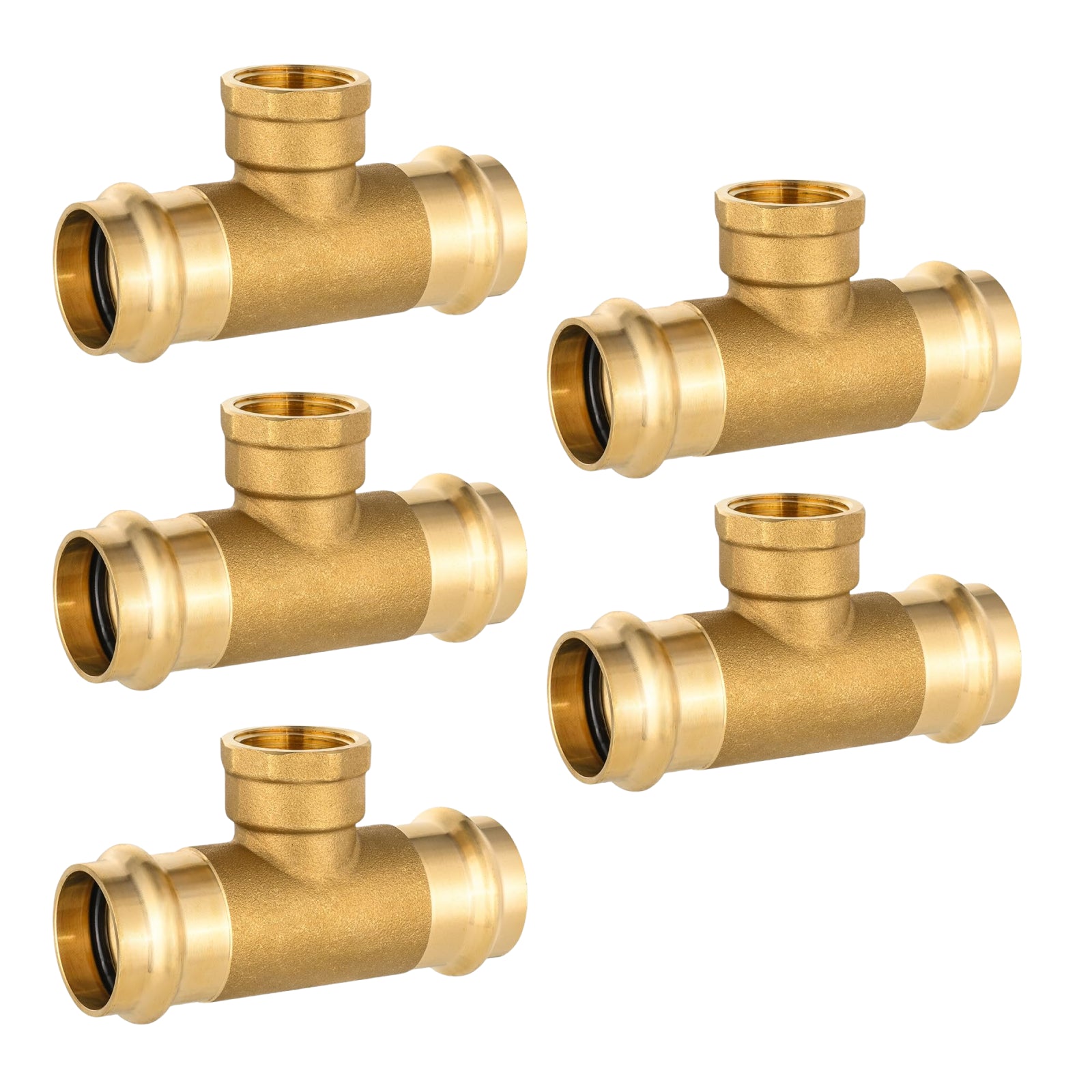 brass press x press x female thread tee lead free pick size to add 5