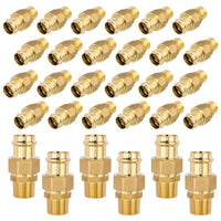 30-Pack 1" Copper Press Union x Male Brass Adapter (Lead Free)