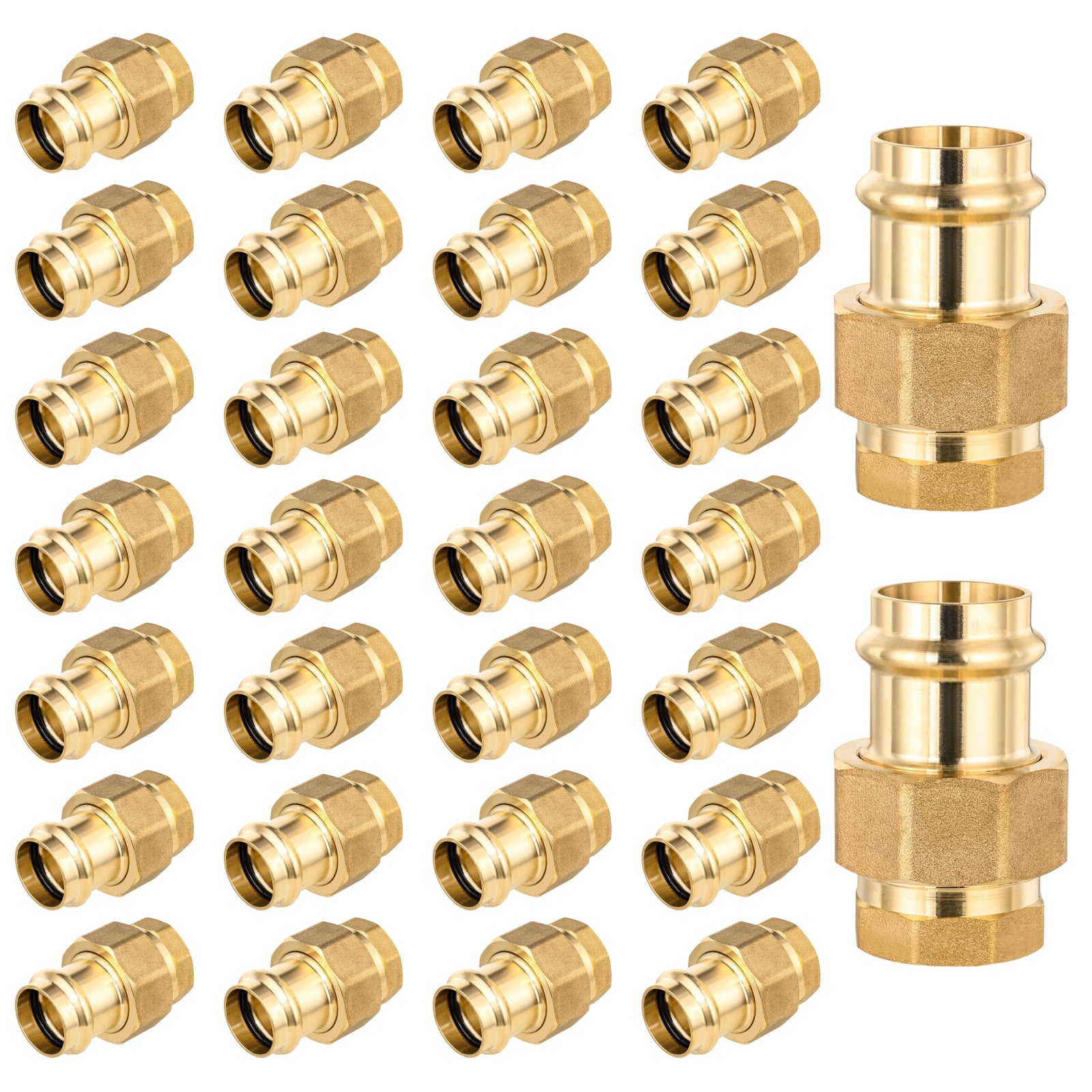 press brass union x female lead free pick size to add 8