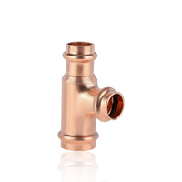 1-1/2" x 1" x 1" Copper Press Tee