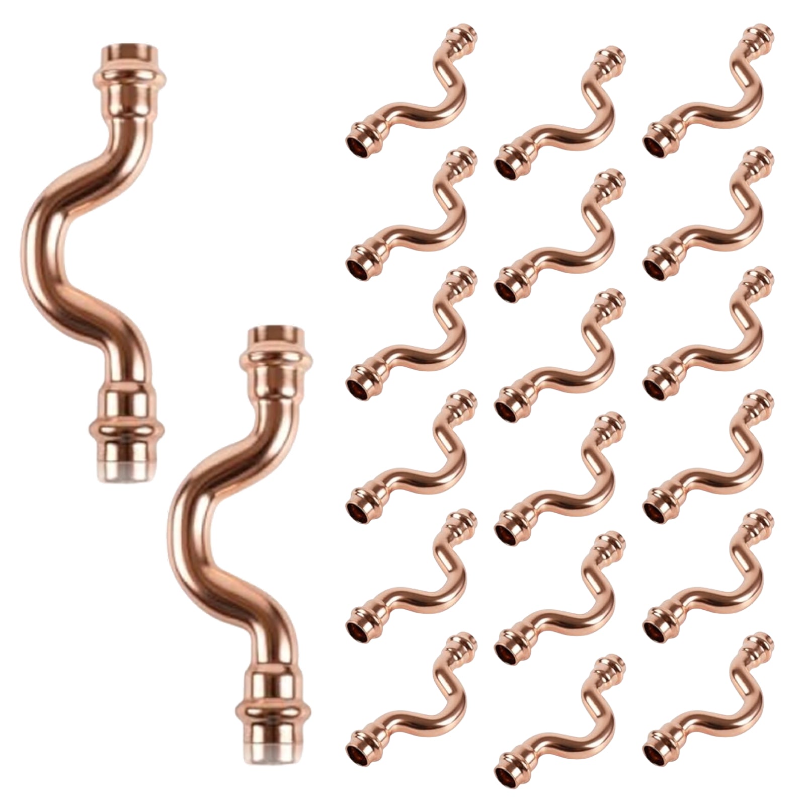 Press Copper Crossover Coupling - Pick Size to Add