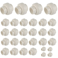 30 Pcs 3/4" PVC Socket Union