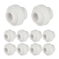 10-Pack 2" PVC FIP Union