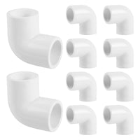 10-Pack 2" PVC SCH 40 90° Elbow Fitting