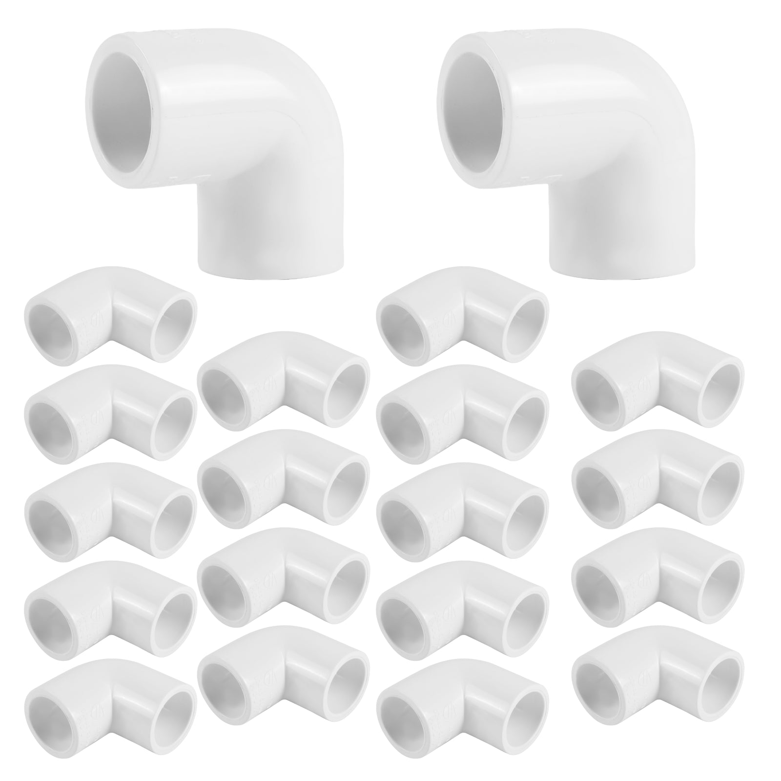 pvc sch 40 90 elbow fitting pick size to add 6