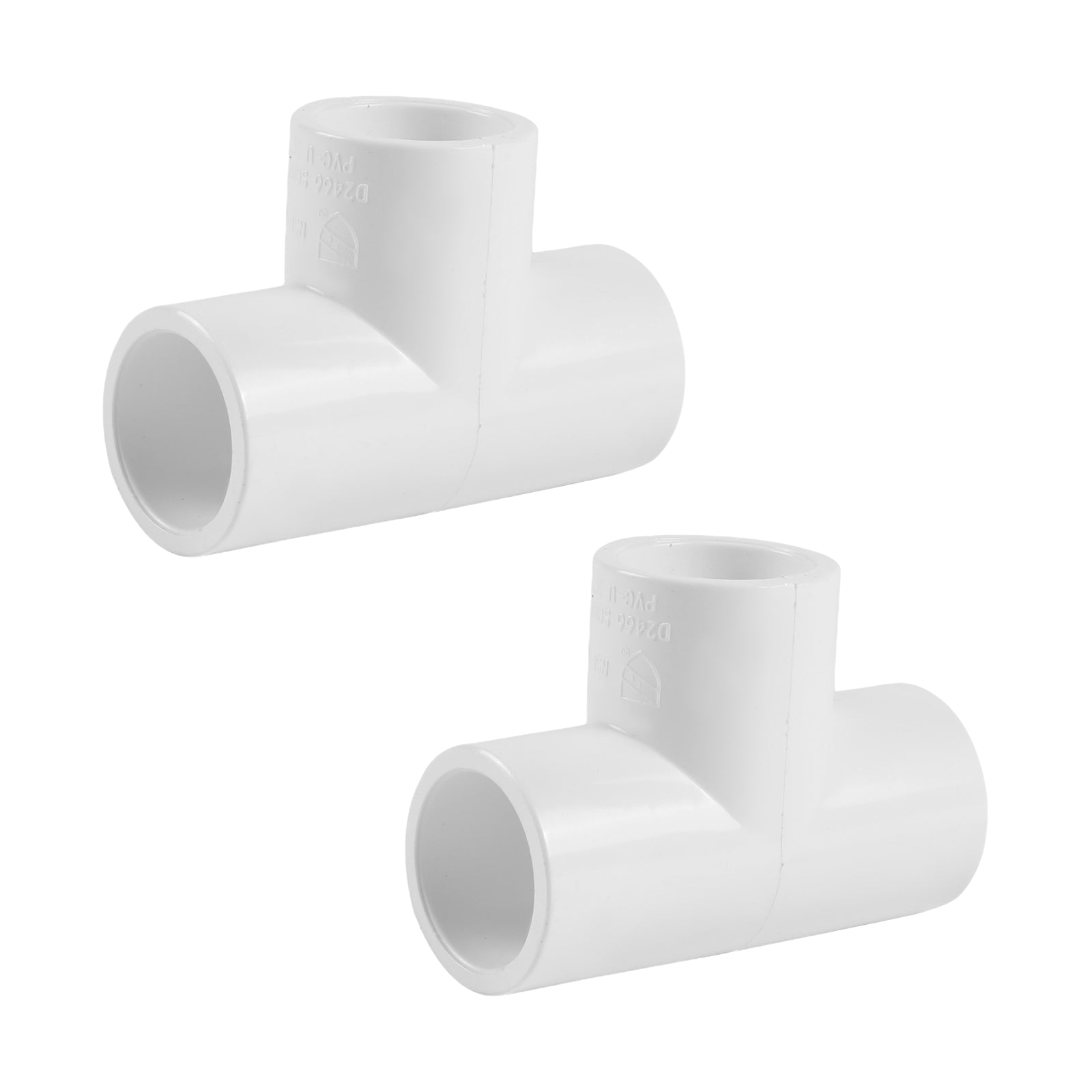 pvc sch 40 pvc tee pick size to add 5