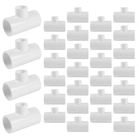 30-Pack SCH 40 PVC 1" x 1" x 3/4" Reducing Tee (SOC x SOCx SOC)