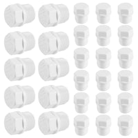 30-Pack 1" PVC SCH 40 Male Thread Plug