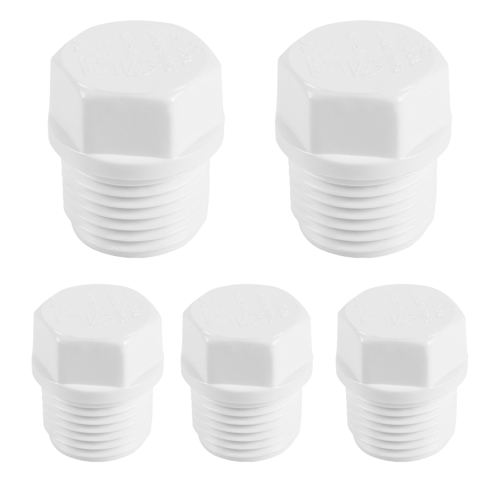 pvc sch 40 male thread plug pick size to add 9