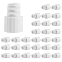 30-Pack 3/4" PVC SCH 40 Male Adapter Fittings (SOCx MIPT)