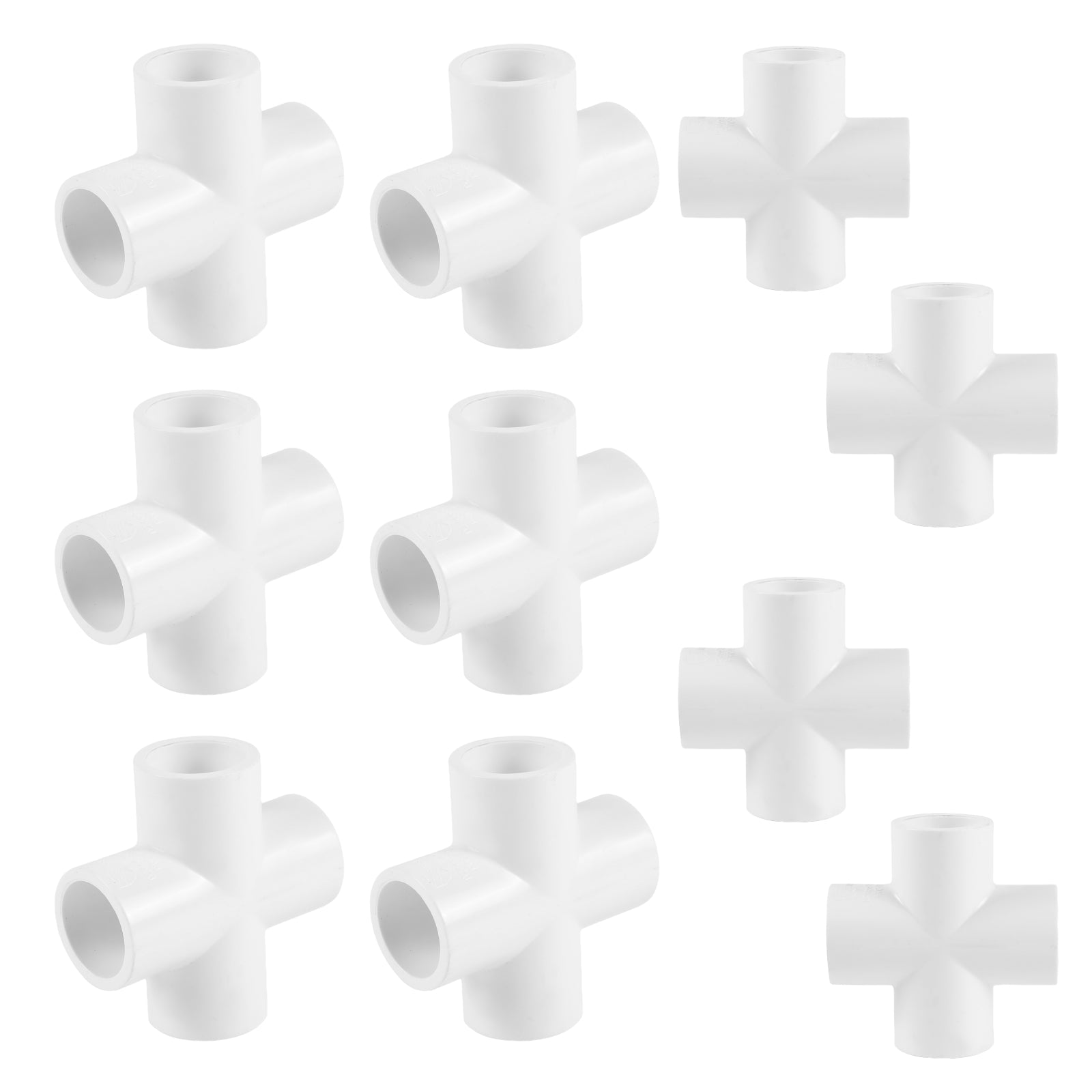 pvc sch 40 cross pick size to add 5