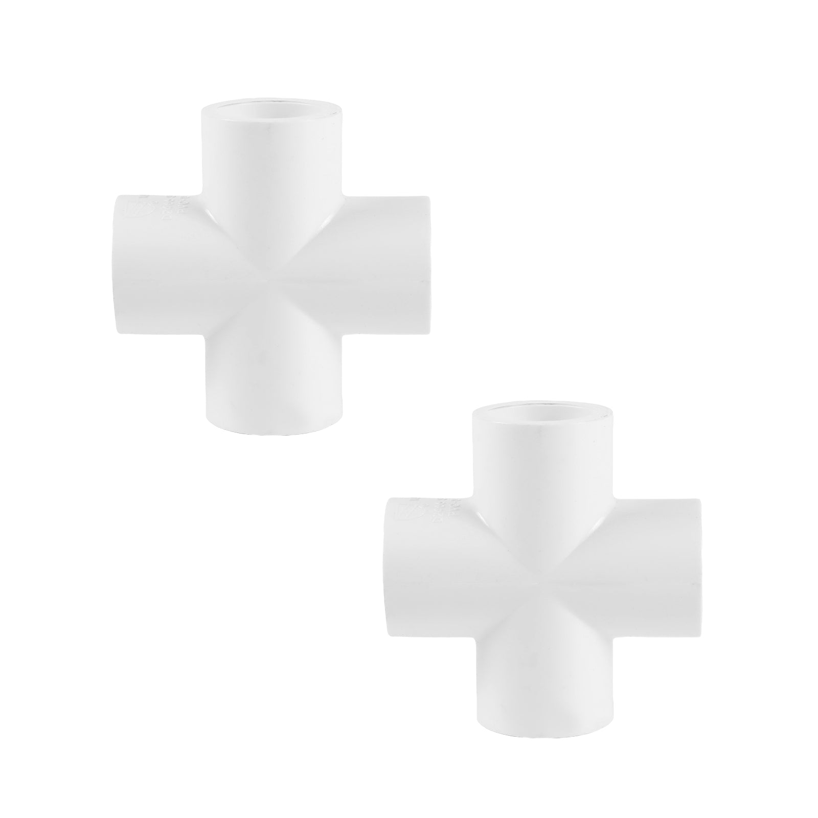 pvc sch 40 cross pick size to add 7