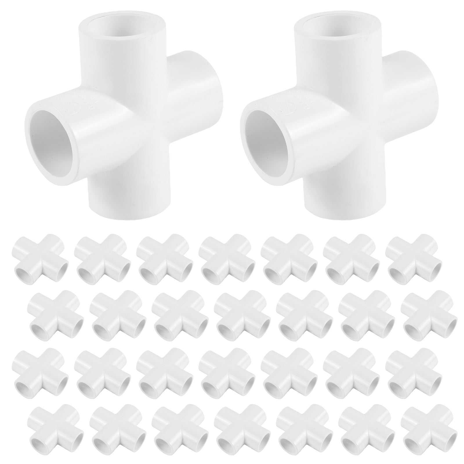 pvc sch 40 cross pick size to add 8