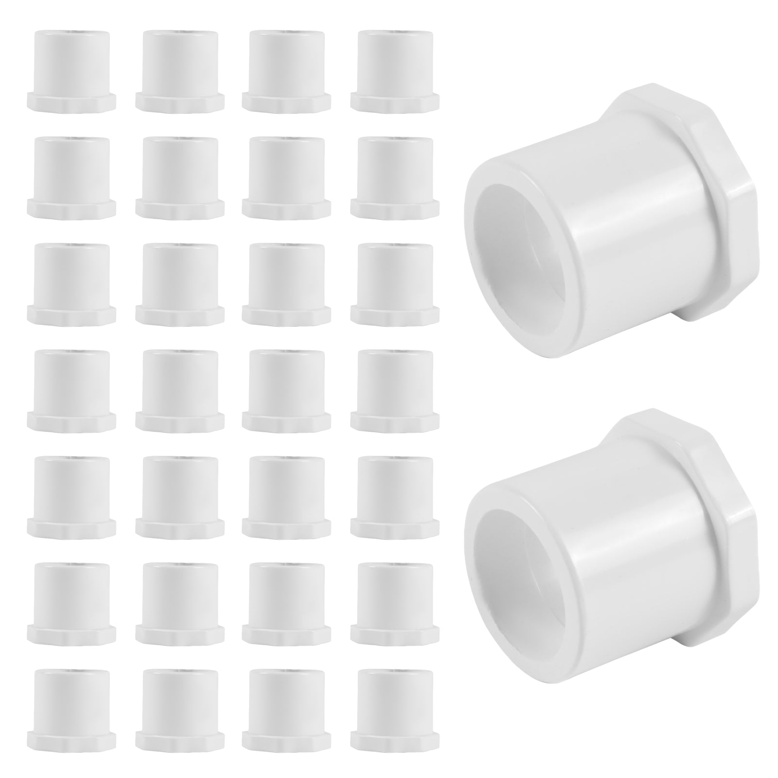 pvc sch 40 bushing spigot x socket pick size to add 8