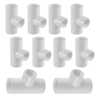 10-Pack 2" x 2" x 1-1/2" Reducing Tee (SOC x SOC x FIPT)