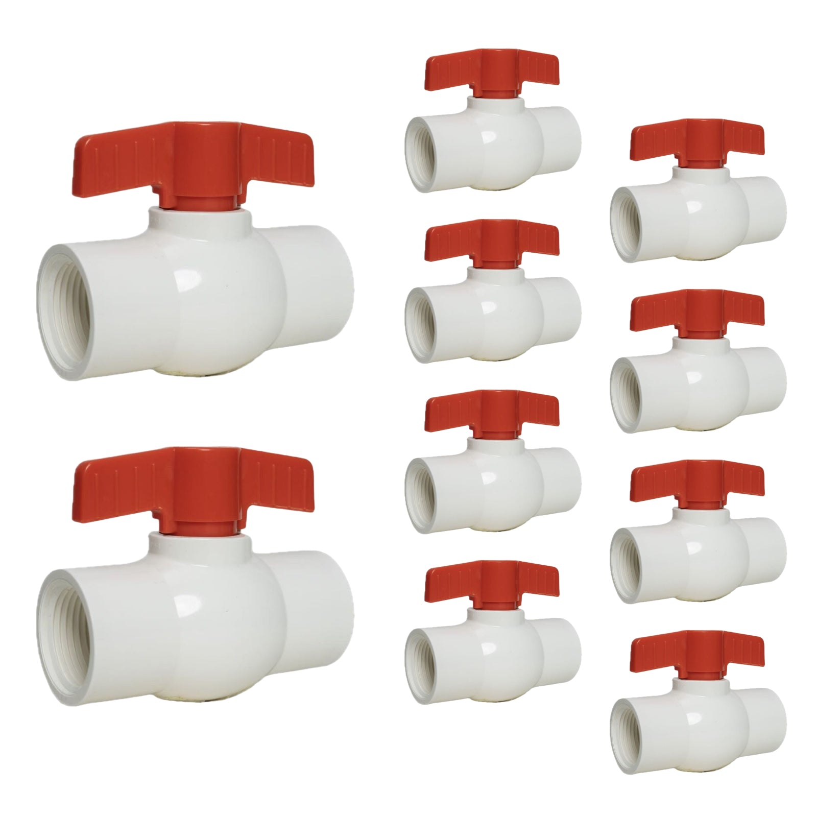 ERA Compact PVC FNPT Ball Valve SCH 40 - Pick Size to Add