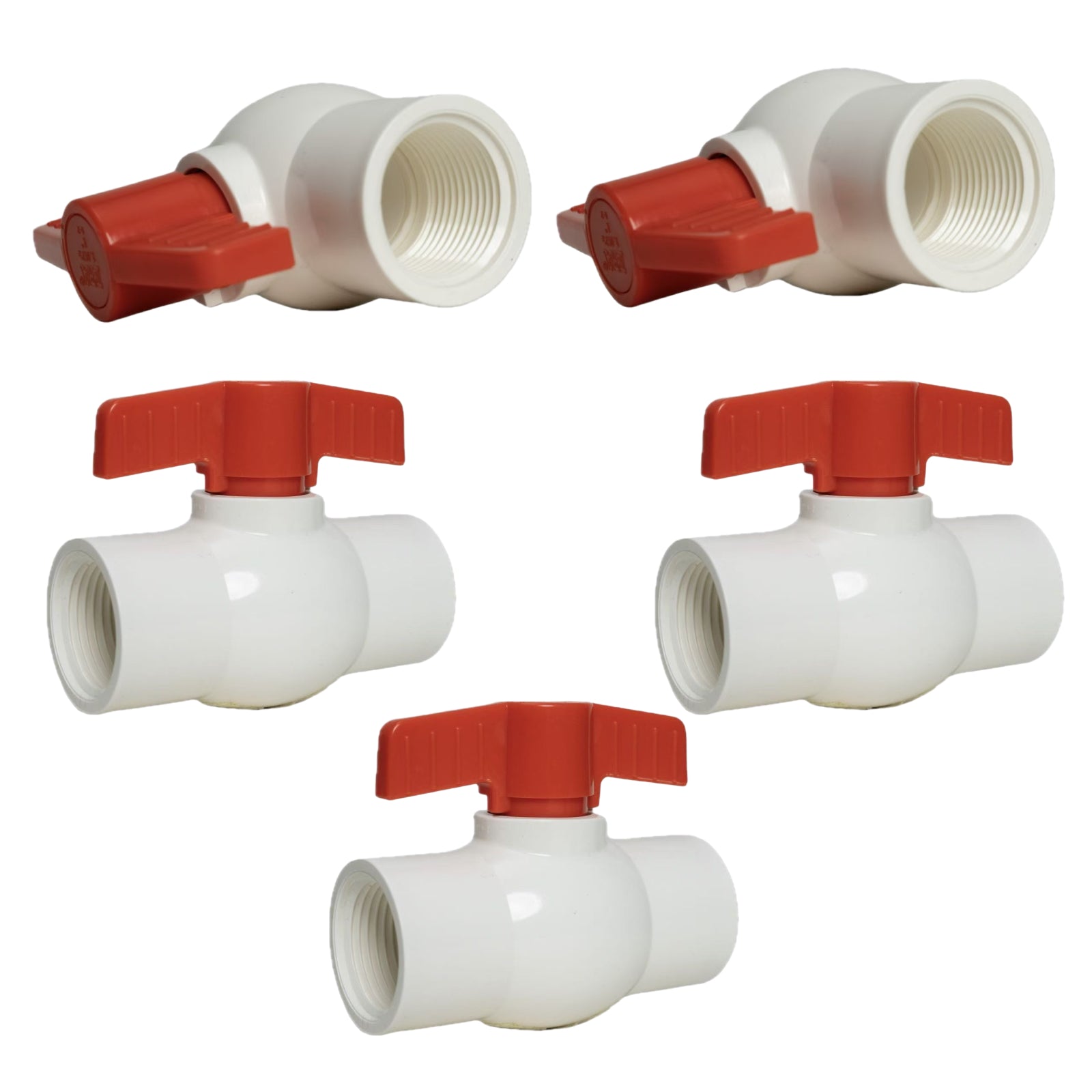 ERA Compact PVC FNPT Ball Valve SCH 40 - Pick Size to Add