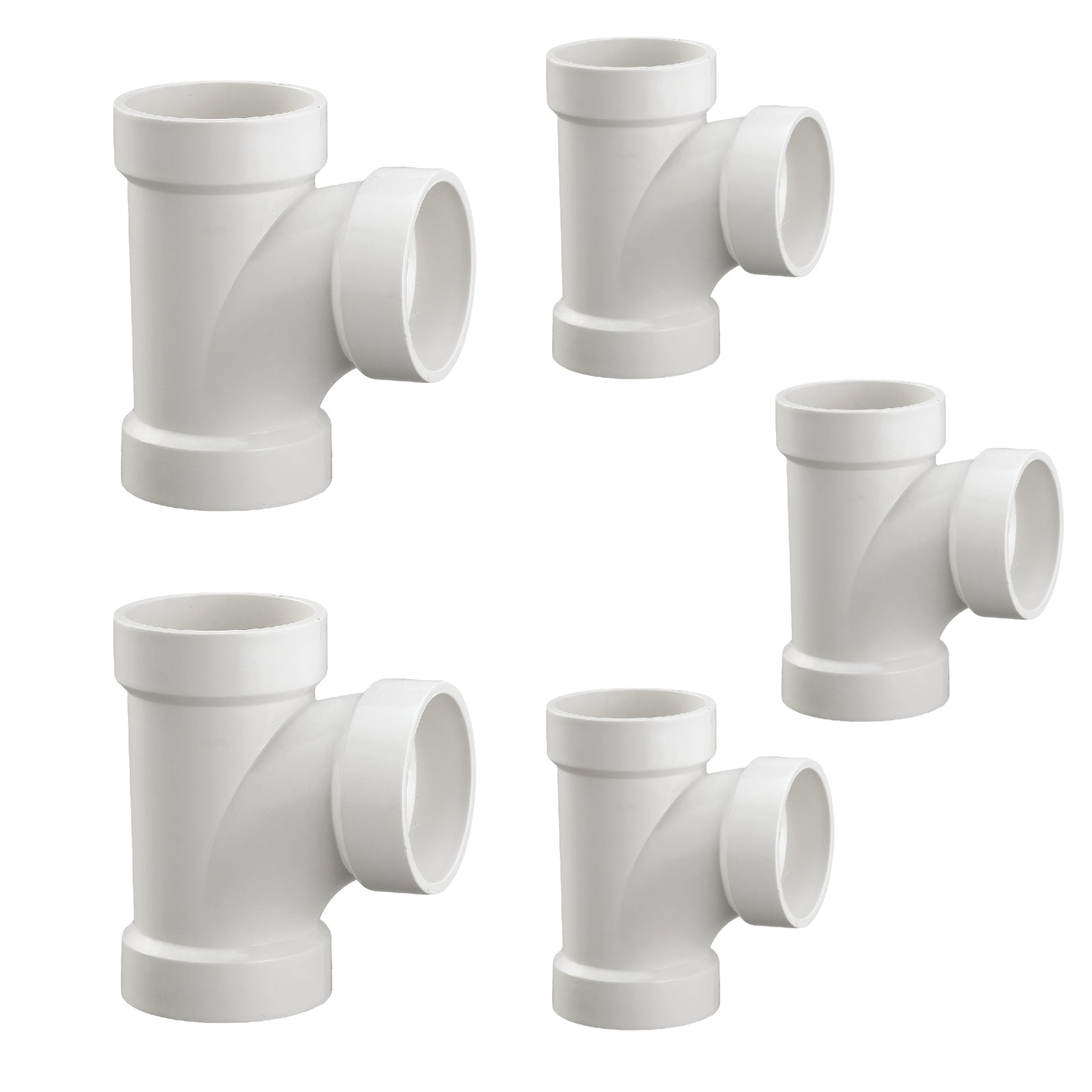pvc dwv sanitary tee pick size to add 4