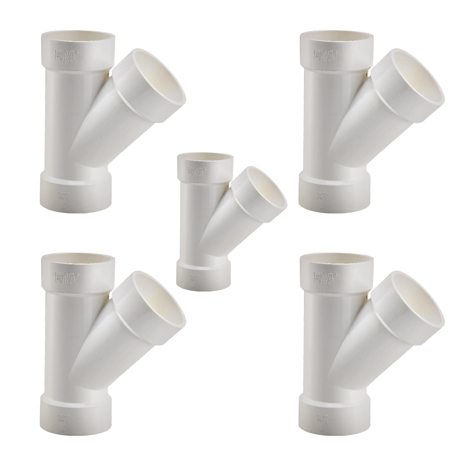 pvc dwv wye tee pick size to add 4