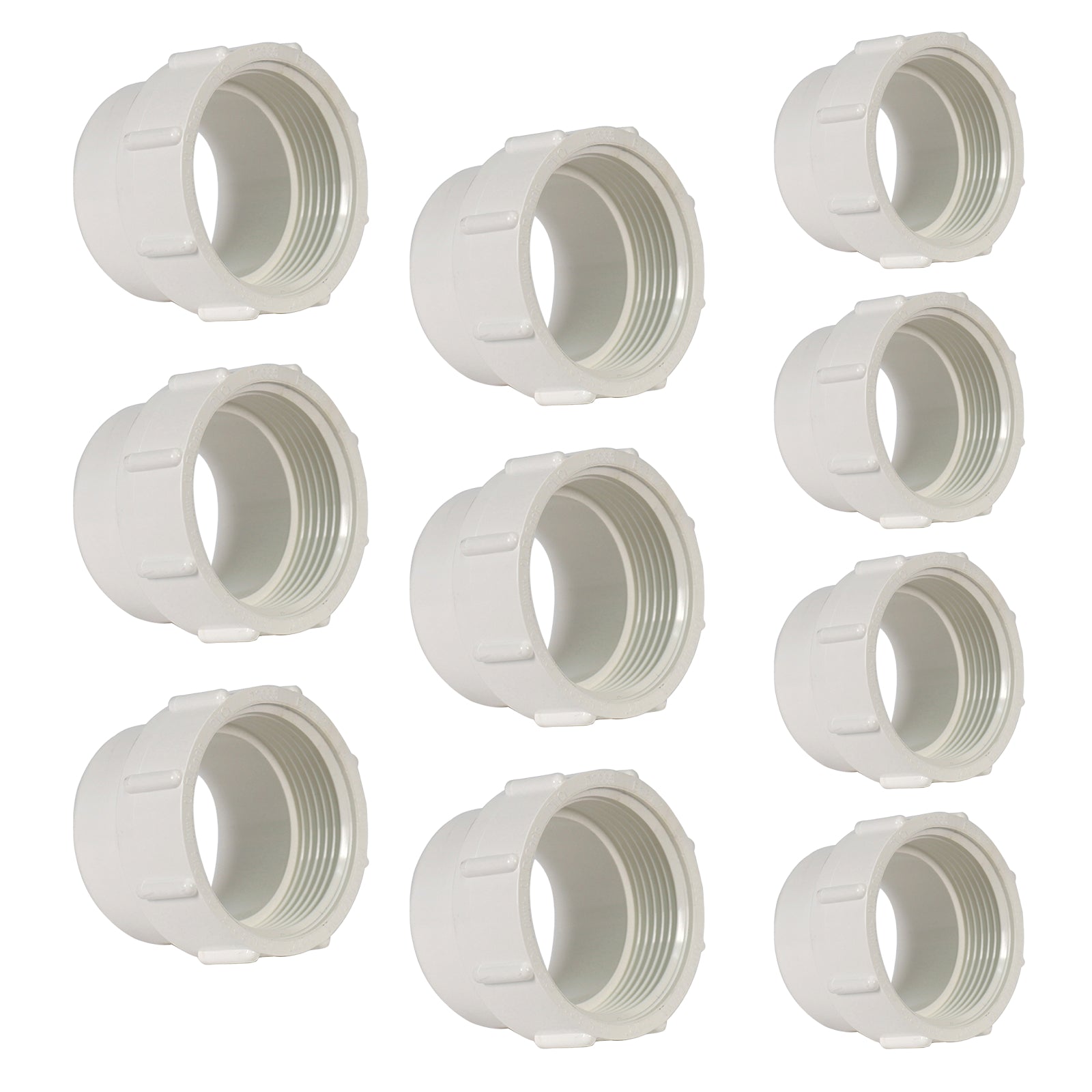 PVC DWV Fitting Cleanout Adapter (SPG x FPT) - Pick Size to Add