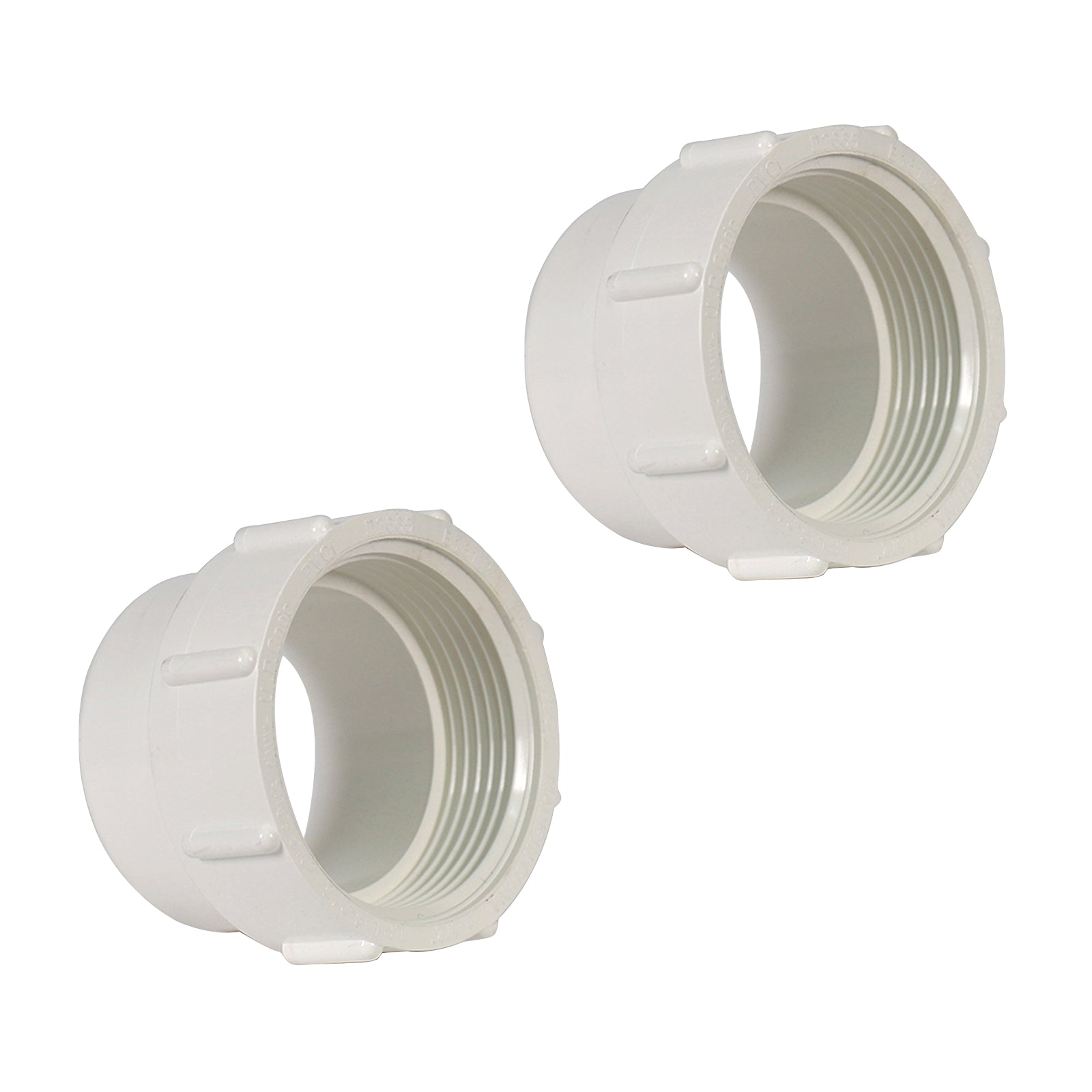 PVC DWV Fitting Cleanout Adapter (SPG x FPT) - Pick Size to Add