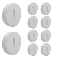 10-Pack 2" PVC DWV Flush C.O. Plug (MPT)