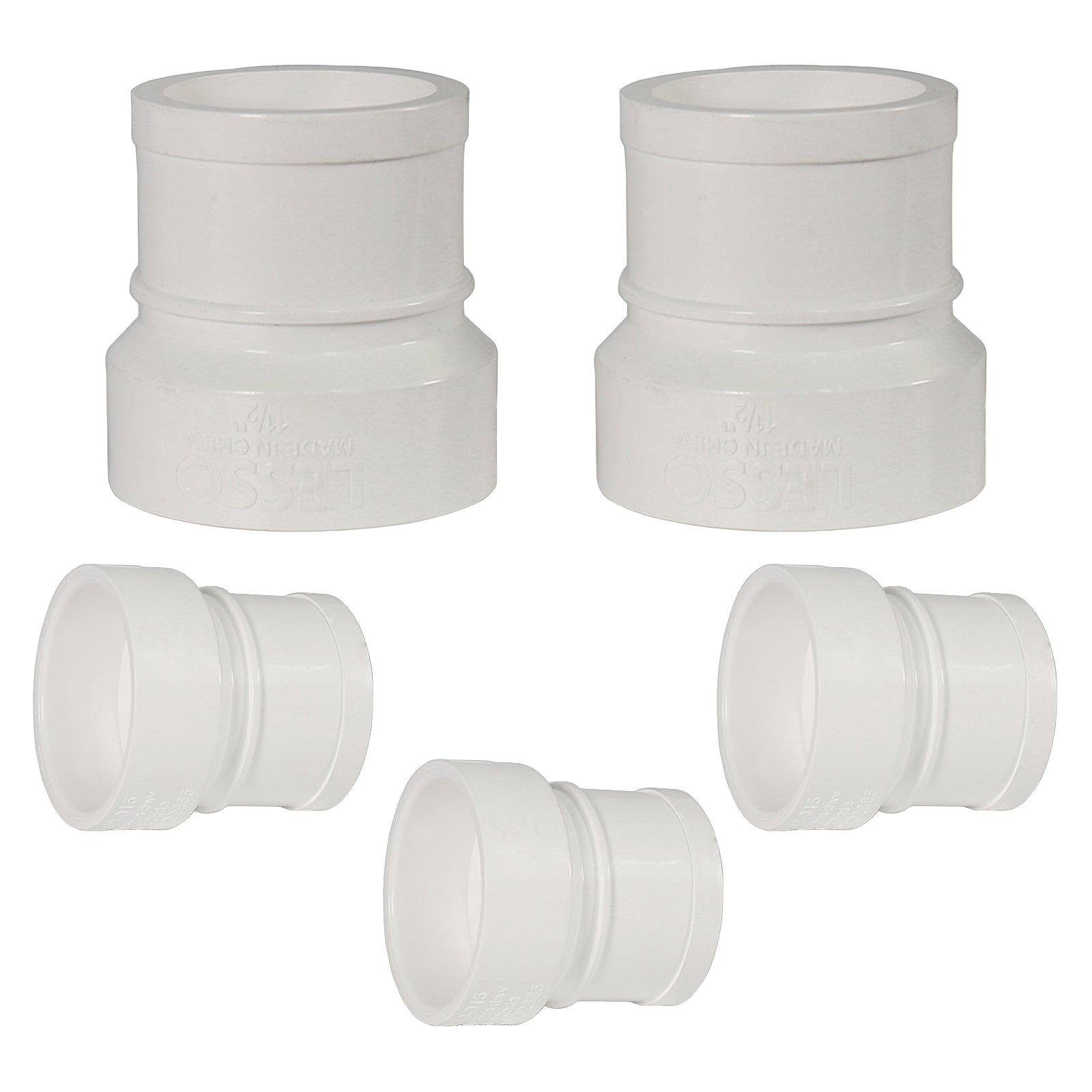 PVC DWV No-HUB Adapter - Pick Size to Add