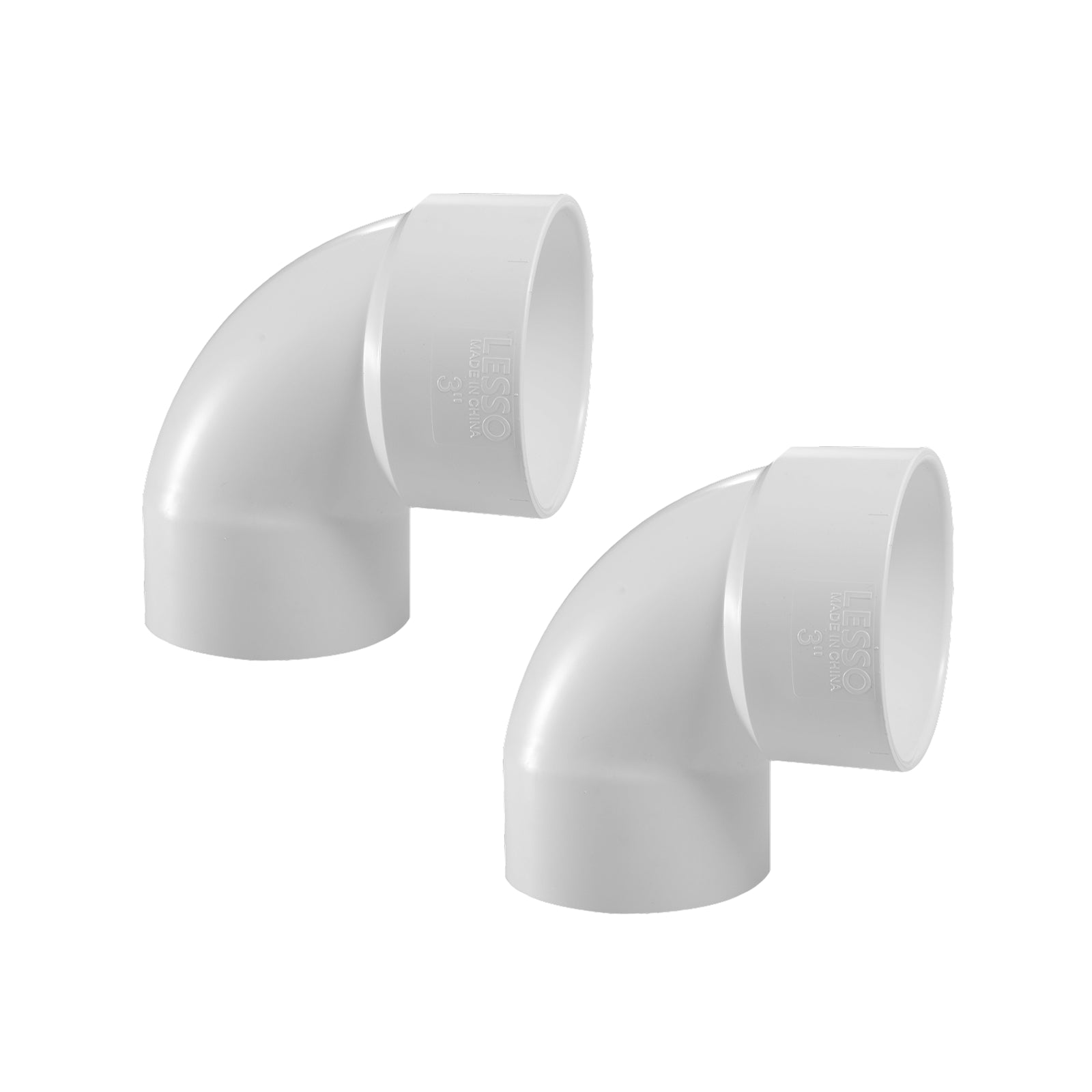 PVC DWV 1/4 Bend Street Elbow-Short Turn SPG x H (90°) - Pick Size to Add