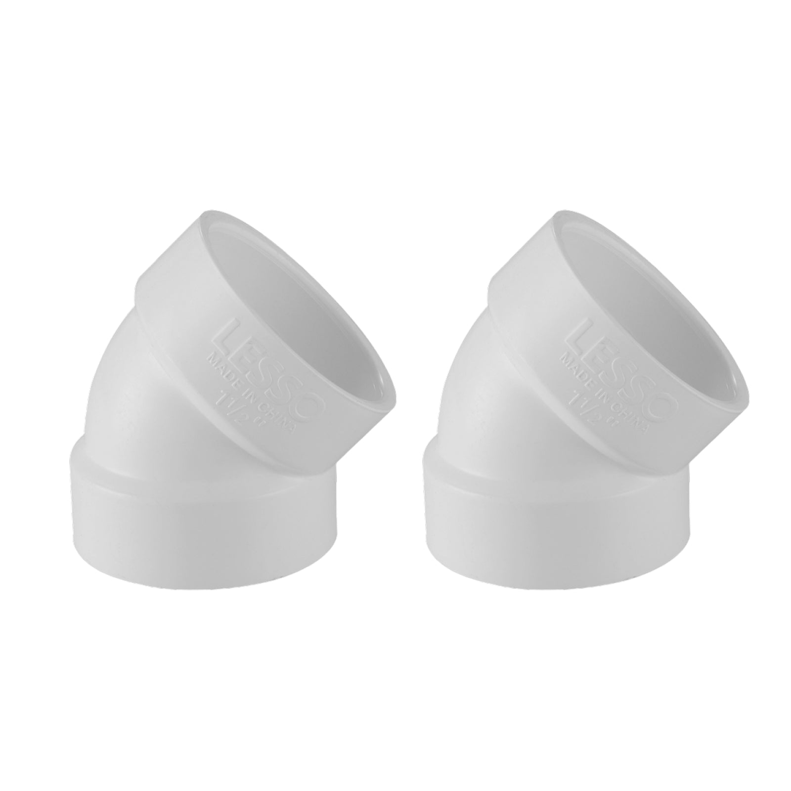 PVC DWV 1/8 Bend Short Turn Elbows H x H - Pick Size to Add