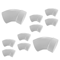 10-Pack 1-1/2" PVC DWV 1/8 Bend Street Elbow-Short Turn SPG x H (45°)