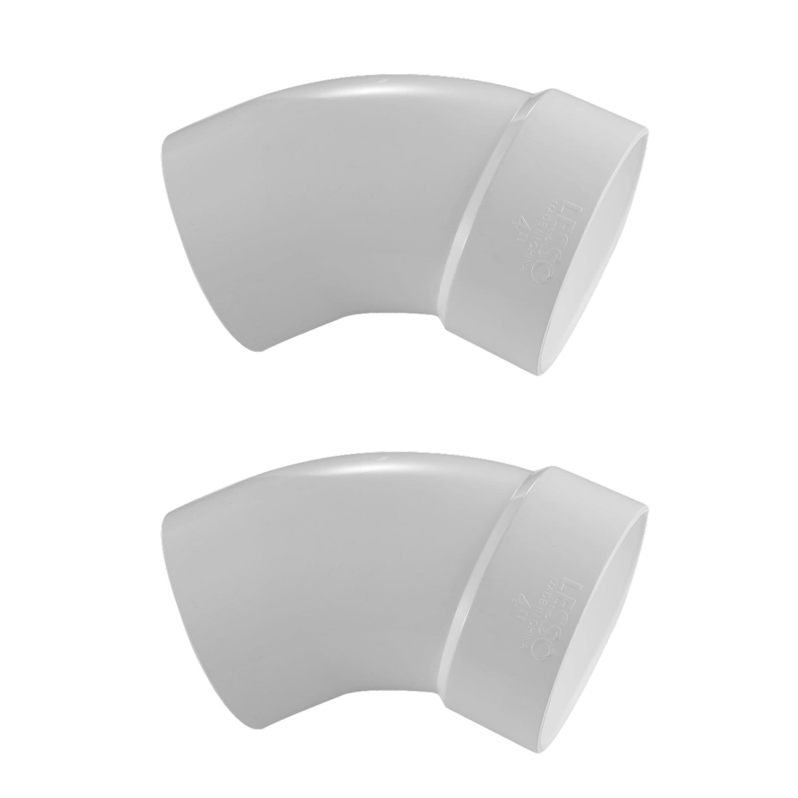 PVC DWV 1/8 Bend Street Elbow-Short Turn SPG x H (45°) - Pick Size to Add
