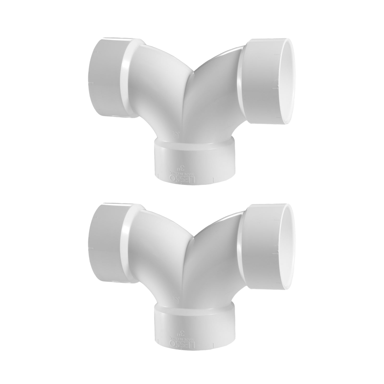 PVC DWV Double 1/4 Bend - Pick Size to Add