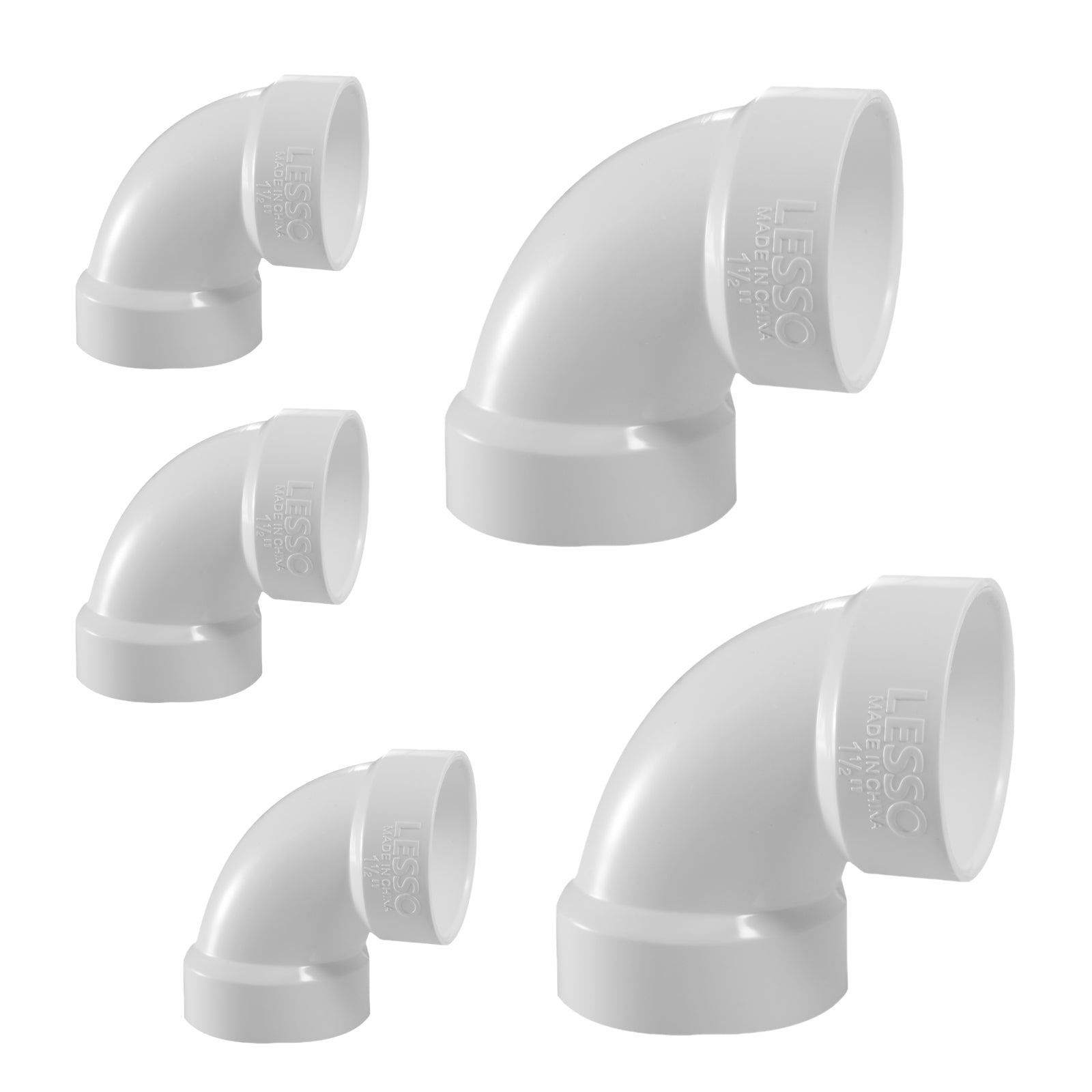 PVC DWV 90° Closet Elbow - Pick Size to Add