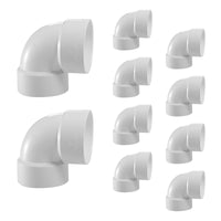 10-Pack 3" PVC DWV 90° Vent Elbow (H " x H)