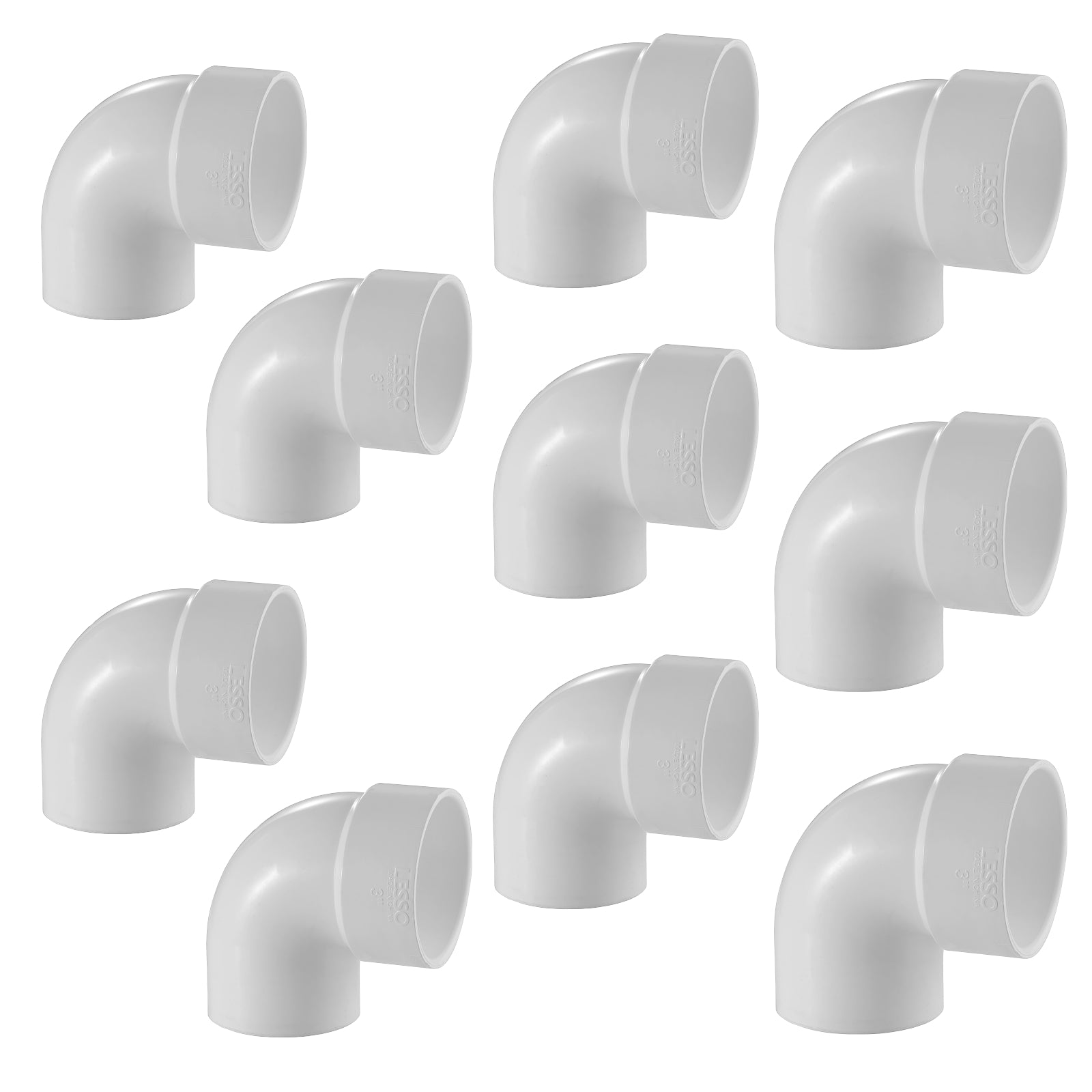 PVC DWV 90° Vent Street Elbow (SPG x H) - Pick Size to Add
