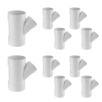 10-Pack 2" x 2" x 1-1/2" PVC DWV Reducing WYE