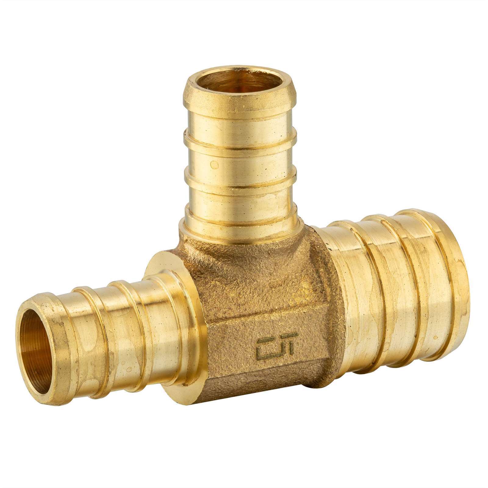 pex b crimp x pex reducing tee lead free 32