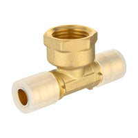 pex a expansion 3/4" pex 3/4" pex 1/2" female threaded f1960 tee (lead free)