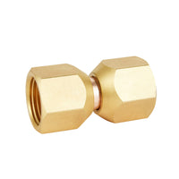 1/4" 1/4" swivel brass adapter